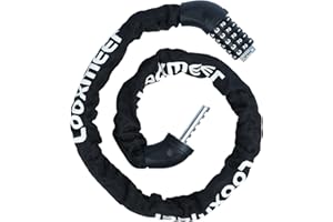 Looxmeer Bike Lock Heavy Duty Anti Theft with 5-Digit Resettable Combination, Bicycle Lock for Bike, E-Bike, Scooter, Motorcy