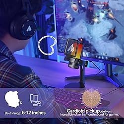 MAONO USB Gaming Microphone for PC, Noise
