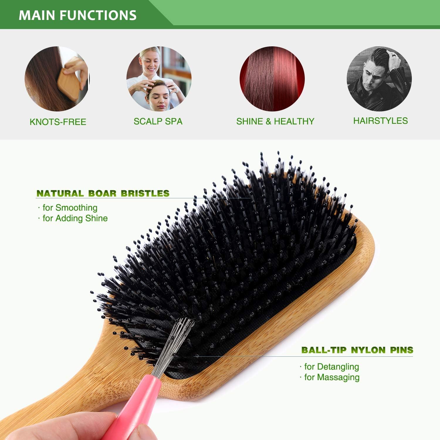 BESTOOL Hair Brush - Image 5