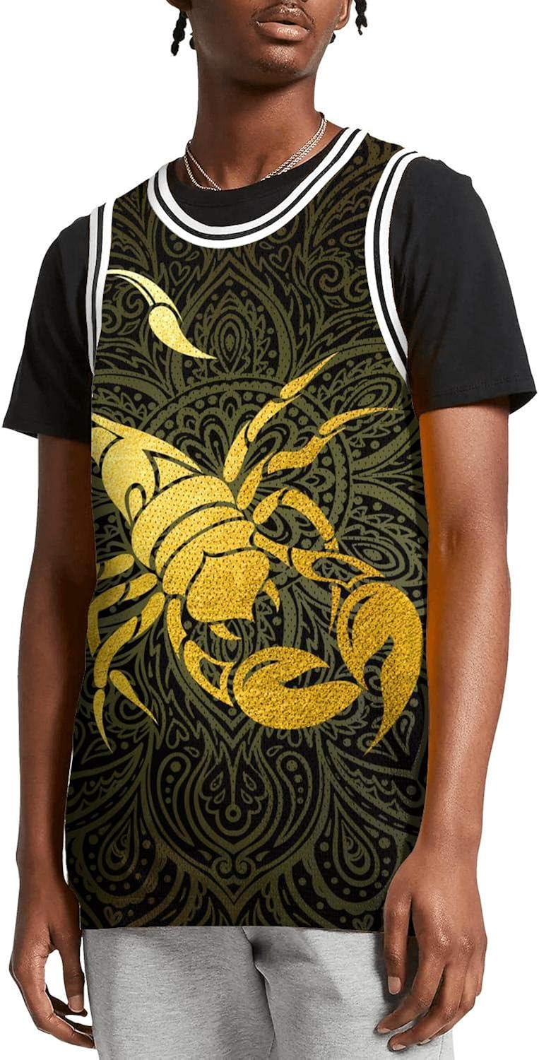 HSJOTT Mens Basketball Jersey Retriever Dog Tank Tops Jerseys Sleeveless Vest