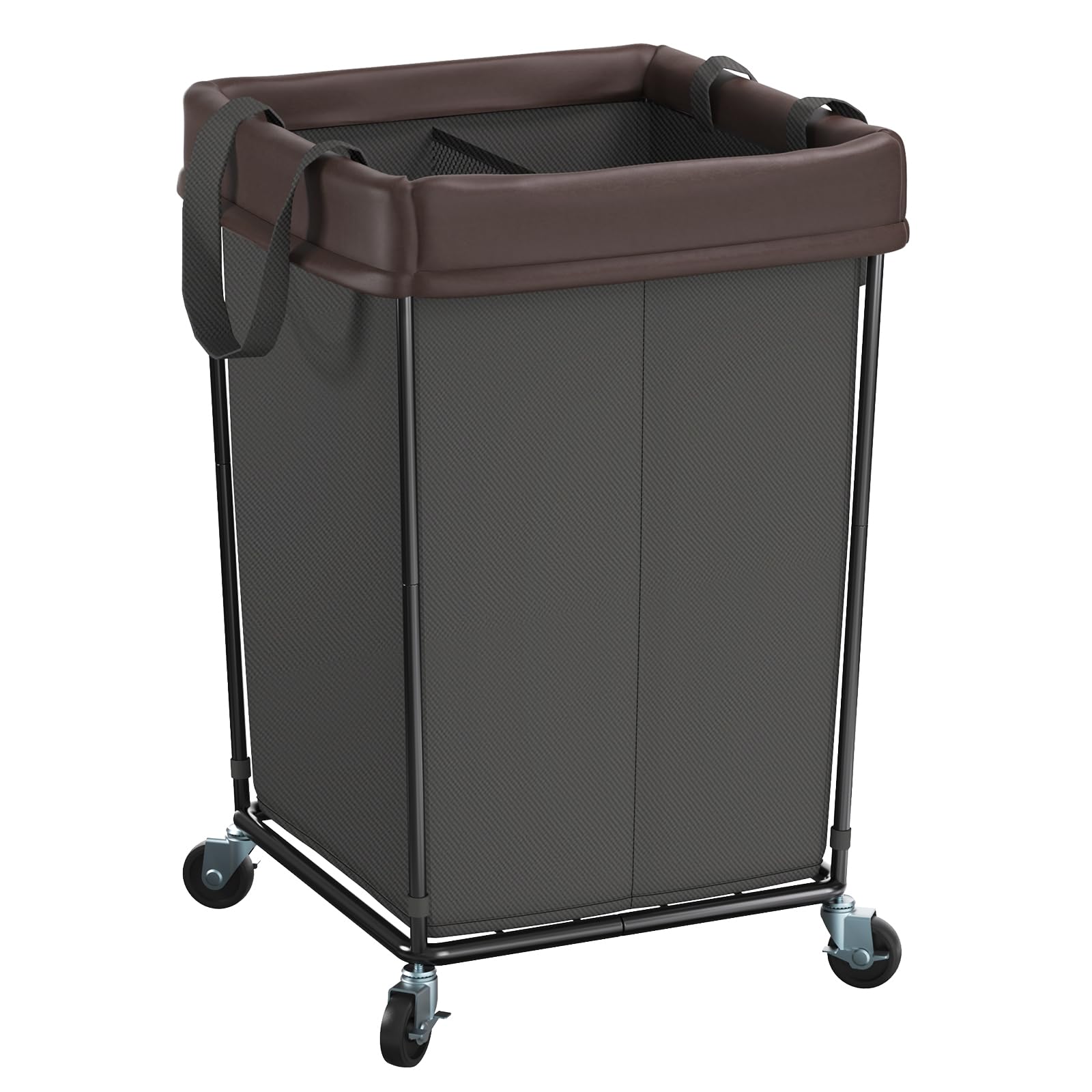 Photo 1 of Mefirt 160L Laundry Hamper with Wheels, 2 Section Large Rolling Laundry Basket Bag with Wheels, Clothes Hamper Cart for Laundry, Bedroom, Bathroom and Dorm