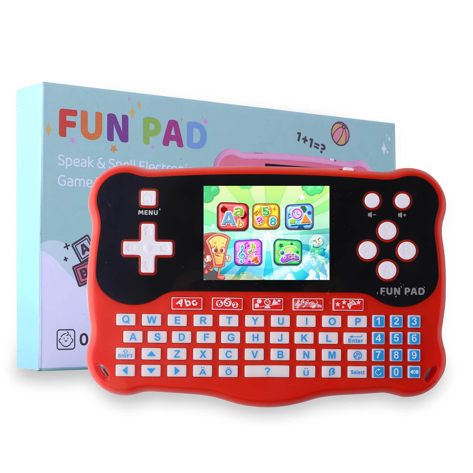 Photo 1 of Kids Tablet/Baby Learning Pad with 102 Activities/Toddler Tablet with ABC/Words/Music/Math Interactive Educational Electronic Toys Gifts Handheld Game for Preschool Boys Girls Ages 3-12