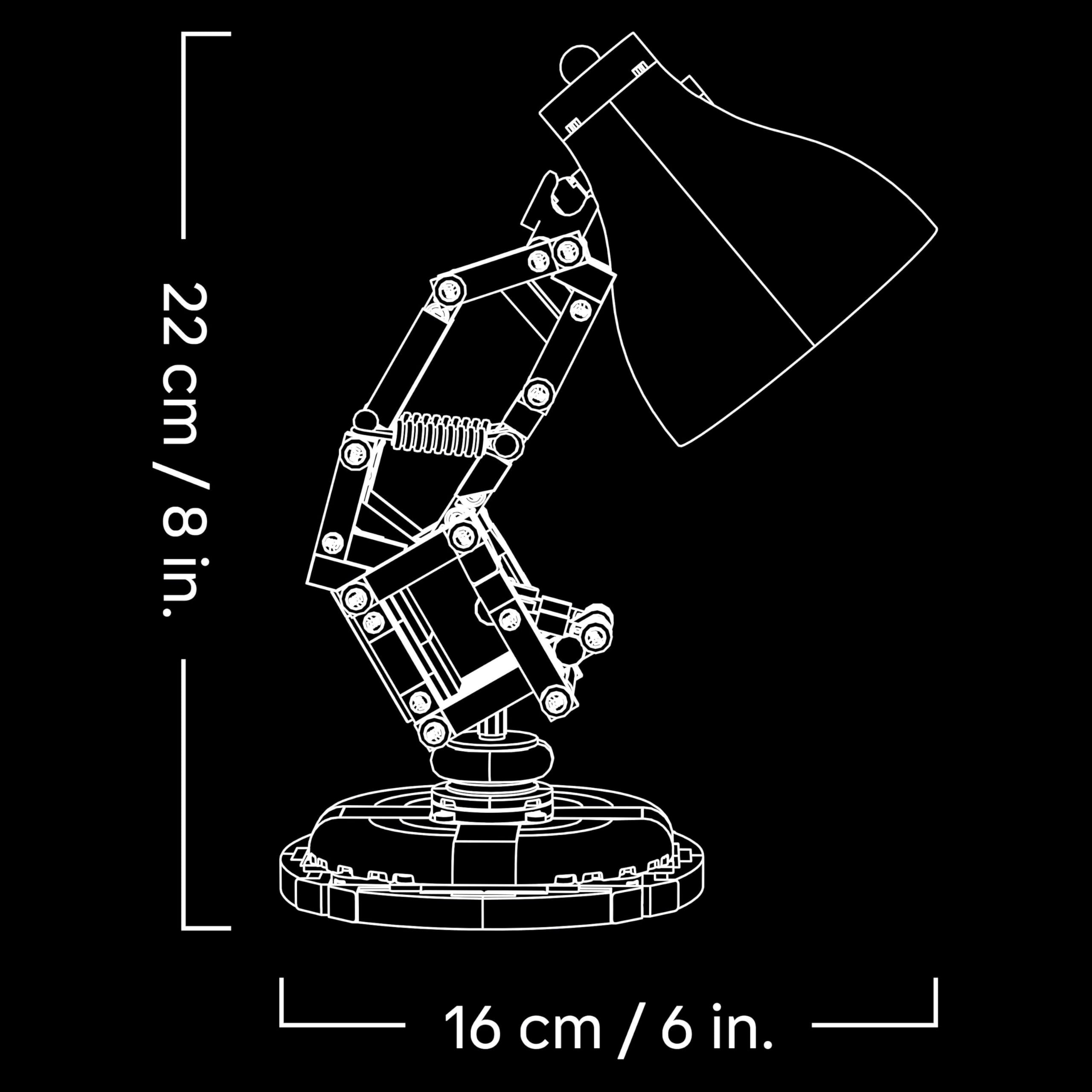 LEGO Ideas | Disney Pixar Set - Modellbau für Erwachsene - 3D Puzzle mit versteckten Filmreferenzen - DIY Schreibtisch Deko - Geschenkidee zum Vatertag für Sammler - 21357 8