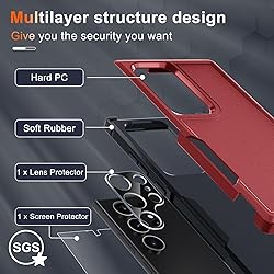 for Samsung Galaxy S24 Ultra Case, Full Body Heavy