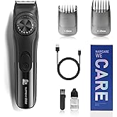 SUPRENT Adjustable Beard Trimmer for Men, Cordless Electric Beard Trimmer with Precision Dial, USB Rechargeable 19 Length Settings Mustache Trimmer for Mens Gifts