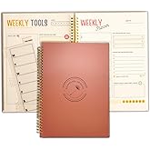 ADHD Planner- Large format 8.5 x 11 for Neurodivergent Minds: Undated Daily, Weekly, Monthly Organizer for Adults, Women, Teens, ADHD Student Organizer with Snap-In Dry-Erase Tool, Vegan Leather