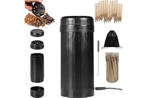 EZGHAR 2in1 Roller Grinder, Portable Swifty Roll Cylinder Grinder Machine, Zablender Pro Roller Electric Grinder and Cone Filler, Say Goodbye to Hassle of Rolling by Hand (1 PC)