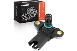 A-Premium Turbocharger Boost Sensor [4 Pins] Compatible with BMW 335i, 335is, 335xi, 535i, 535i GT, 535xi, 550i xDrive, 550i GT, 740i, 740Li, 750i, 750Li, X6, 650i, 1 Series M, 135i, Z4, Alpina B7