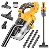 Cordless Handheld Vacuum Cleaner Compatible with DeWalt 20V Battery, 16000Pa Strong Suction, 2 HEPA Filters & 4 Nozzles, Lightweight Portable Vacuum for Car, Home, Garage – Tool Only