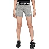 Nike Dri-FIT Pro Little Kids' Shorts (Carbon Heather, 36K562-GEH) Size 6