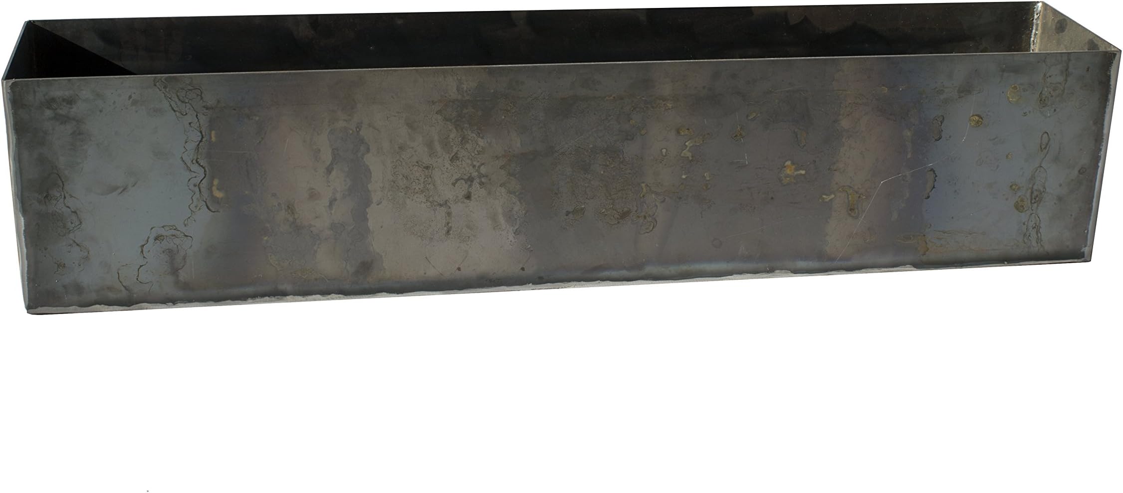 Handmade Modern Steel Planter Box - Heavy Duty COR-Ten Steel (8" x 10" x 46")
