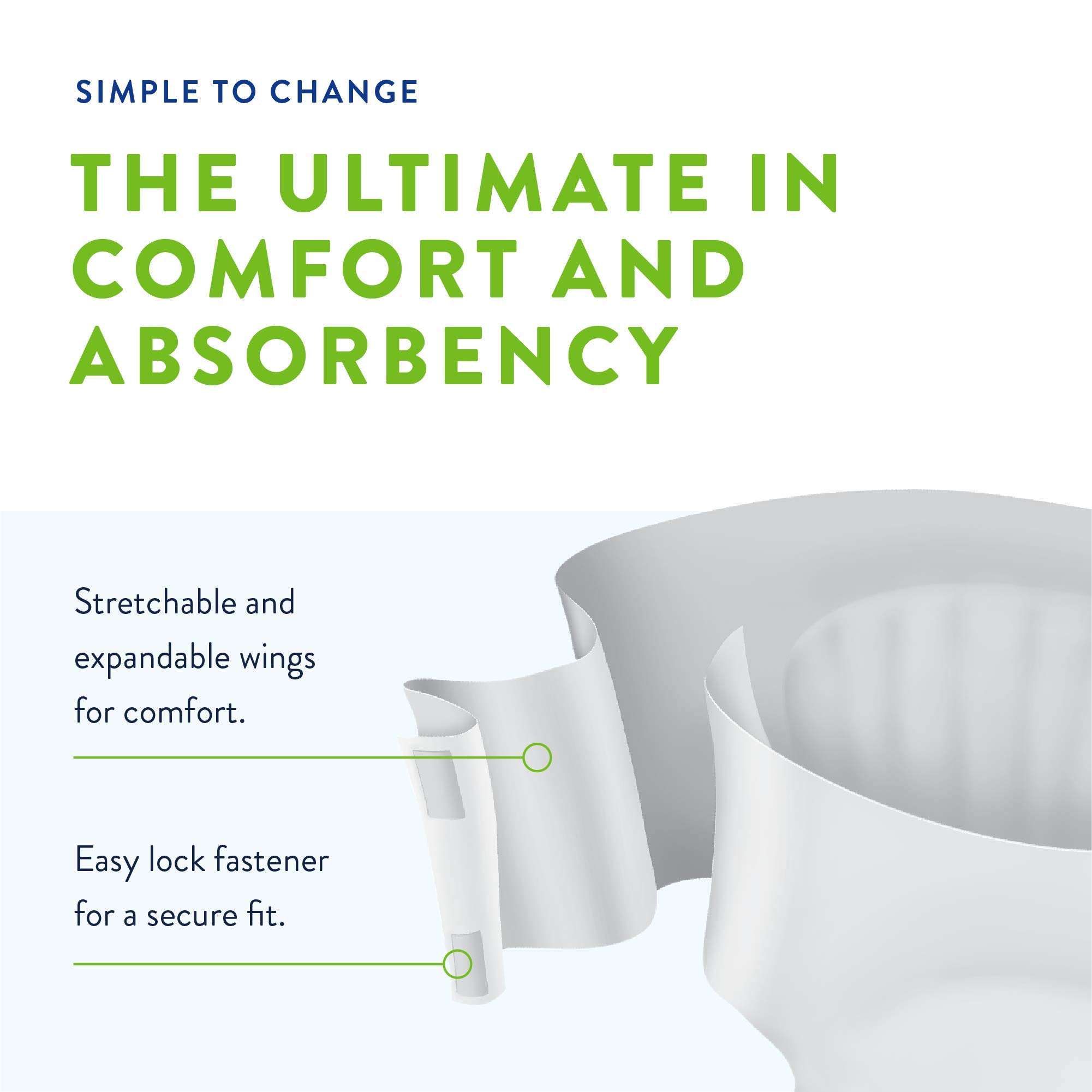 Prevail Bariatric Ultimate Absorbency Incontinence Briefs Size A 12 Count Breathable Rapid Absorption Discreet Comfort Fit Adult Diapers