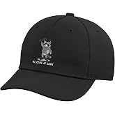 We Code At Dawn Funny Raccoon Programmer Software Engineer Adjustable Baseball Hat