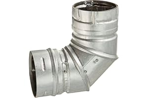 M&G DuraVent 3PVL-E90R 3" Vent 90 Degree Elbow