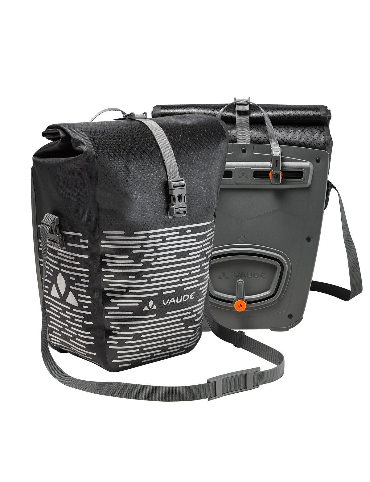 VAUDE Aqua Back Luminum II, Hinterradtaschen, Black, Einheitsgröße