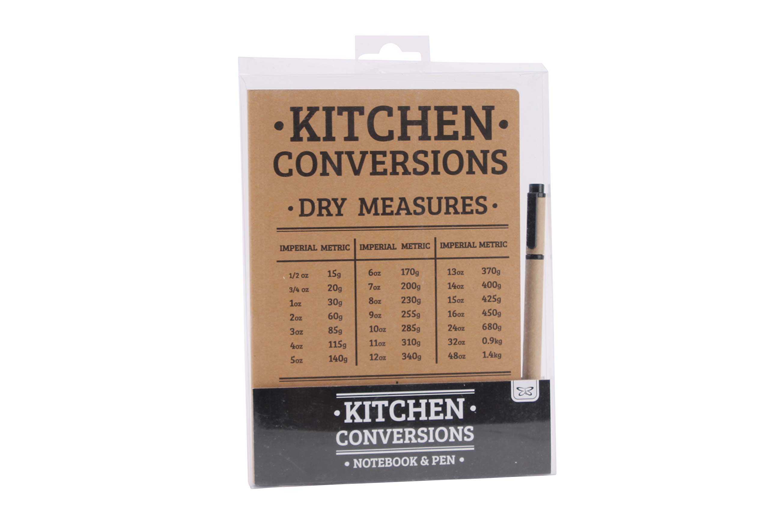 CGB Giftware | Kitchen Conversions Notebook & Pen Set | Loft Range | Stationary | DES672|