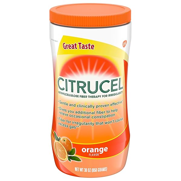 CITRUCEL POWDER ORANGE FLAVOR FIBER THERAPY FOR OCCASIONAL...