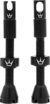 Peaty's x Chris King MK2 Tubeless Valves 7075 Aluminium 42mm Black