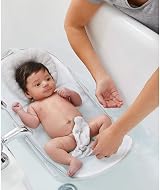 just4baby Foldable Adjustable Baby Bather Grey Bath Seat UK Seller view 2