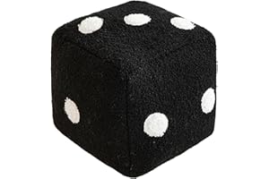 Fun Dice Pillow Soft Throwable Cube Dices Pillows Plush Decorative Throw Pillow for Gaming Room Decor Cubic Cube Dice Pillows