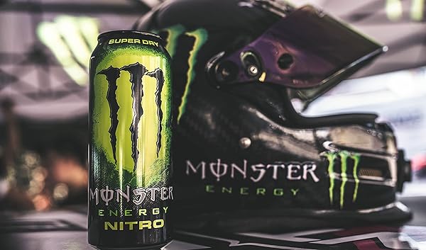 MONSTER ENERGY NITRO SUPER DRY, MAXIMUM STRENGTH, ENERGY DRINK, 16 OUNCE