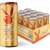 PLAYBOY Energy Drink &ndash; Tropic Passion (Pineapple) &ndash; 12 Pack of 12oz Cans | Performance + Pleasure Energy | NextGen Lifestyle Drink
