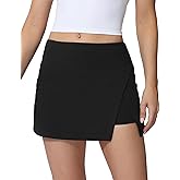 High Waisted Tennis Skirts for Women Side Slit Golf Skorts with 3 Pockets A Line Athletic Skirt in Shorts for Workout Sports
