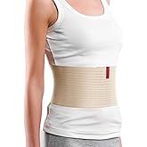 ORTONYX 6.25" Abdominal Binder for Men and Women/Postpartum Post-operative Post-surgery Wrap/Abdomen Navel Umbilical Hernia Support Belt / 524006 Beige L/XXL
