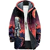Biacolum Mens Cardigan Sweater Graphic Long Cool Knitted Hoodies Zip Up with Pockets Fashion Coat Warm Fitted Jacket
