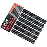 CKAuto 1/2oz, 0.5oz, Ultra Slim Low Profile, Black, Adhesive Stick On Wheel Weights, 12 oz/ 4 lb/Box, OEM Quality, (24pcs)