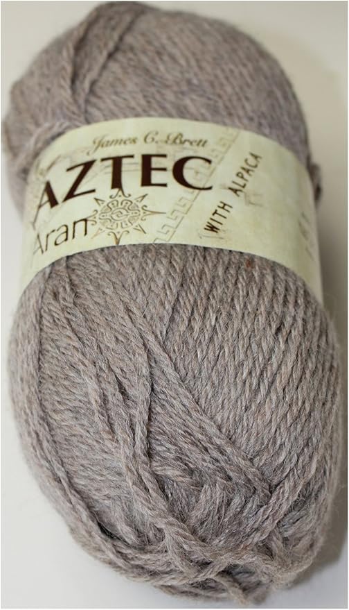James C Brett Aztec Aran with Alpaca Knitting Wool 100g Ball (AL10