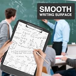 Sooez Clipboards with Storage, High Capacity Clip