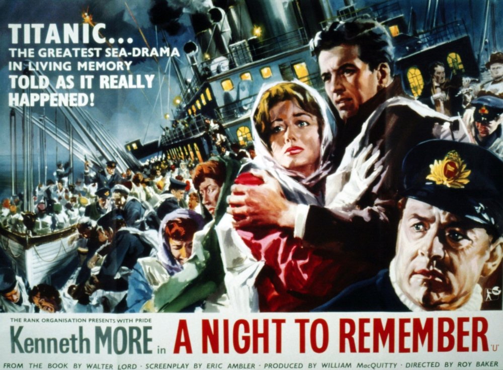 A Night To Remember Movie Poster Masterprint (71.12 x 55.88 cm ...