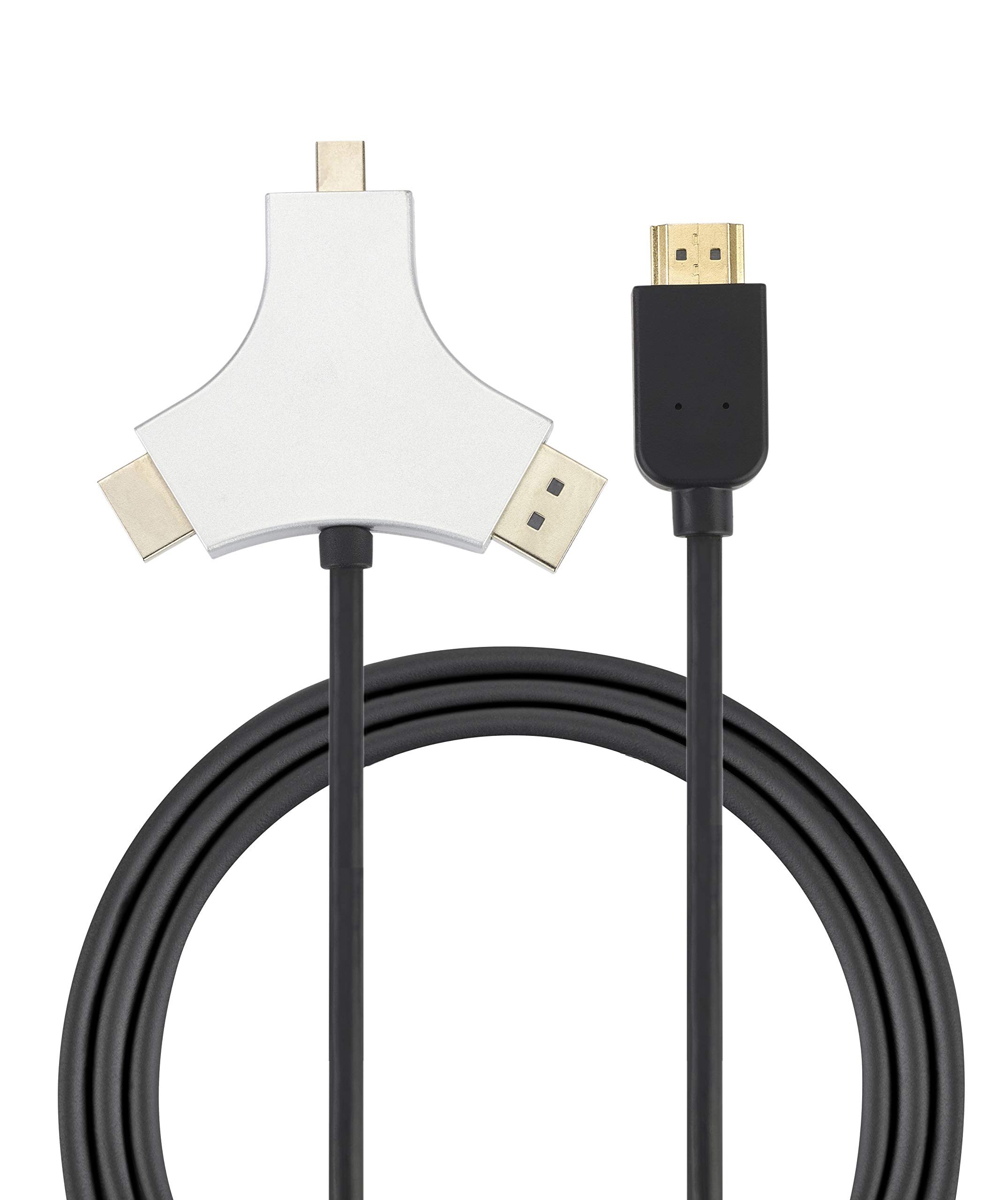 AGS Retail Ltd Compatible Multi-Connector Presentation Cable for MX200 G2, MX700-9 m, Audio Cable compatible with HDMI to HDMI, Display, Mini Display Port | Video and Audio Accessories