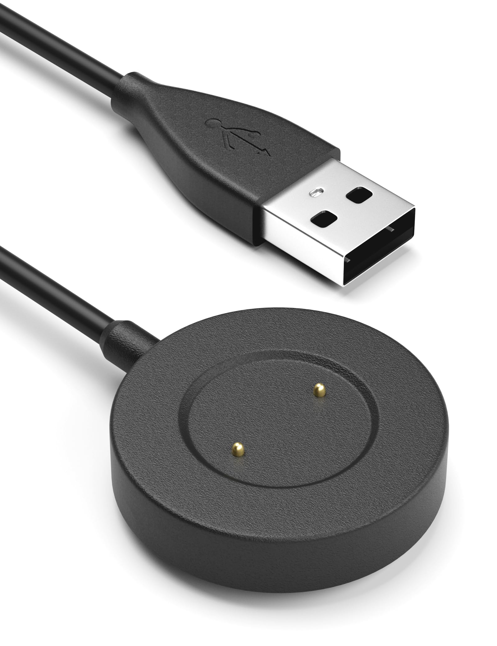 Sinoacc Charger for Huawei Watch GT Classic Sport, GT2, GT 2e, Honor Watch Magic Magic 2, Honor Watch Dream, Honor Watch GS Pro - 100cm USB Charger Dock (1-Pack, Black)