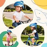 XJD Kids Helmet Shark XS CE Certified Adjustable Helmet for Bikes Skateboard view 3