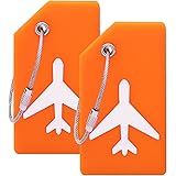 Silicone Luggage Tag With Name ID Card Perfect to Quickly Spot Luggage Suitcase