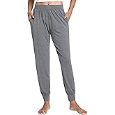 NACHILA Women's Pajamas Pants Soft Joggers Cooling Sleep Pants Comfy Pj Bottoms,Viscose Made from Bamboo S-XL