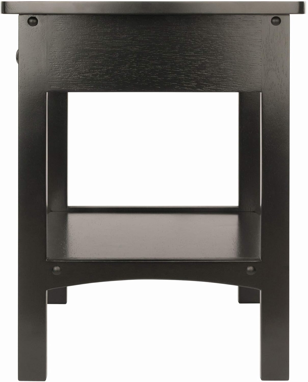 Winsome Wood Claire Accent Table, Black: Kitchen & Dining