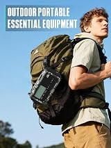 ROCAM Emergency Radio 12000mAh SOS Alarm Wind Up Solar AM/FM/SW IPX6 view 7