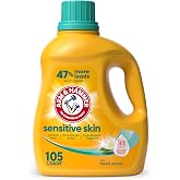 ARM &amp; HAMMER Sensitive Skin Liquid Laundry Detergent | Fresh Scent, 105 Loads, 105 fl oz