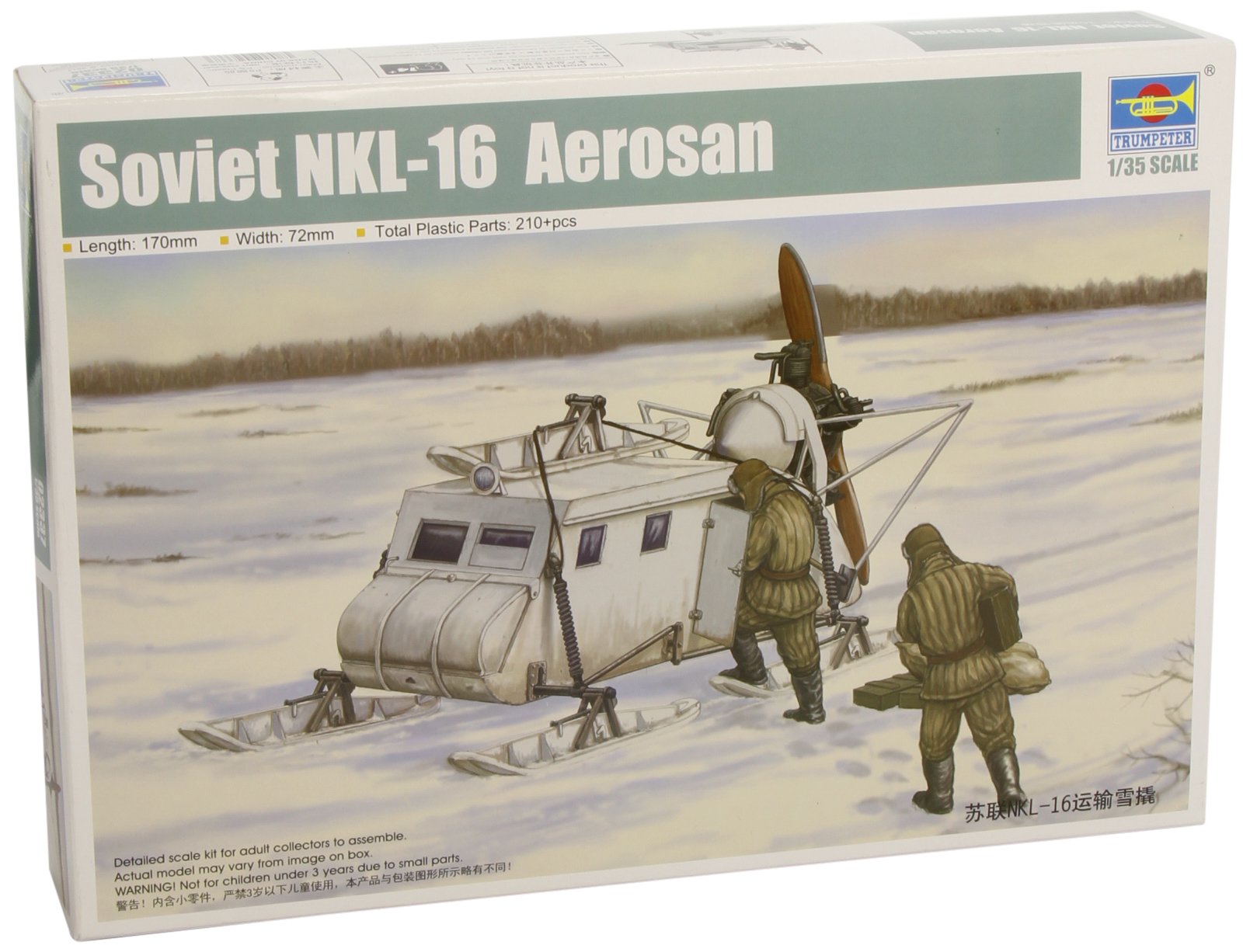 Trumpeter 1:35 - Soviet NKL-16 Aerosan Sled