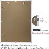 YiPinYin White A1 Boxed Gallery Frames Set of 3 for A2 Photos - MDF view 7
