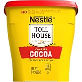 Nestle Toll House 100% Pure Cocoa Perfect for Baking, No Preservatives, Artificial Flavors or Colors, Baking Cocoa (8oz)