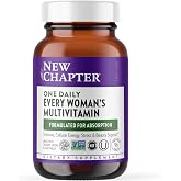 New Chapter Every Woman's One Daily Multivitamin, 96 Tablets | Whole-Food Fermented Nutrients for Bone, Cellular Energy, and Immune Support, No Added Sugar, Vegetarian and Gluten Free