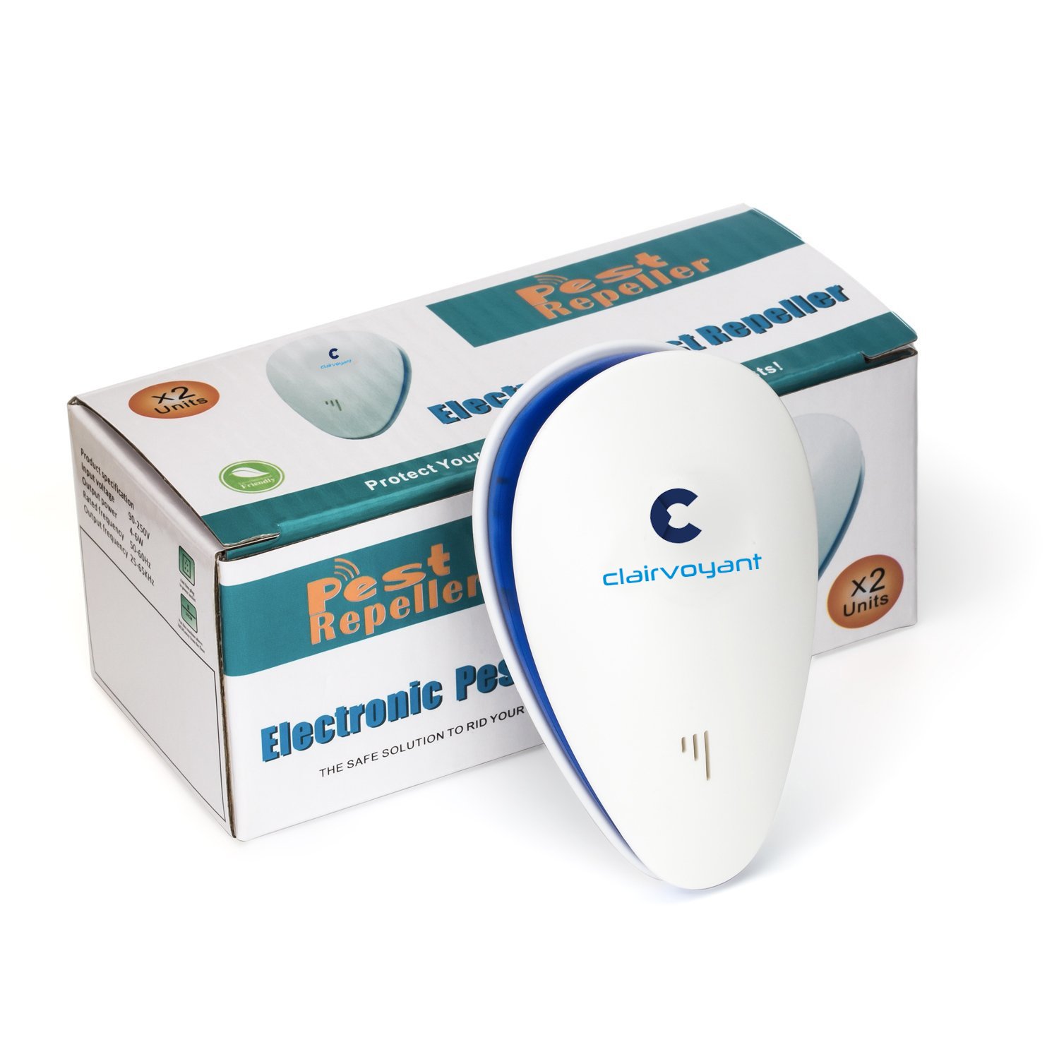 Ultrasonic Pest Repeller For Moths Mice Flies Free Eook Rats Upgraded 2019 Human And Pet Safe