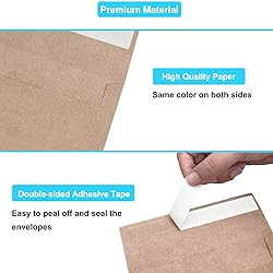 100 Pack 4x6 Envelopes for