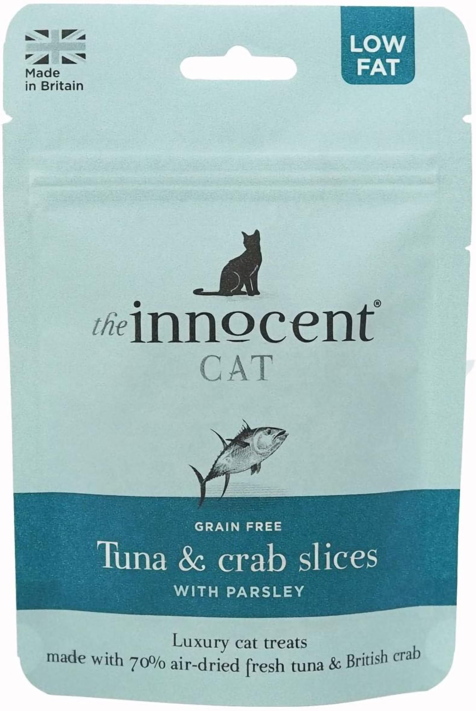The Innocent Hound Cat Grain Free Tuna & Crab Slices With Parsley 70G