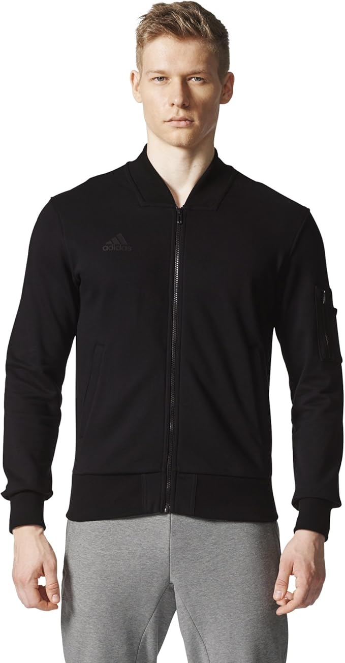 adidas men's tango future bomber jacket black