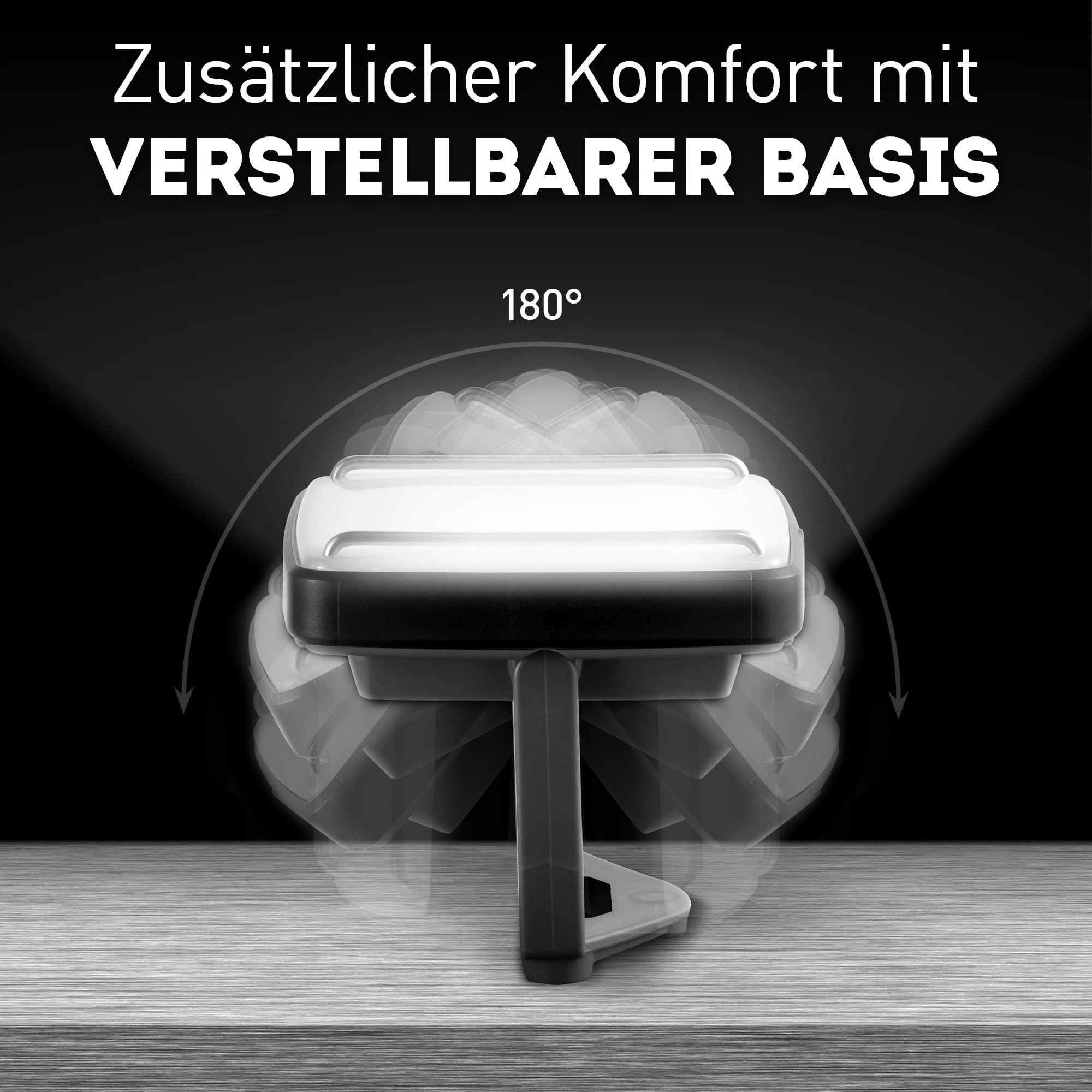 Akku Baustrahler LED, 1600 Lumen magnetisch – USB wiederaufladbare Arbeitsleuchte IP67 wasserdicht – Robuster LED Strahler Akku für Baustelle & Werkstatt – Favour 8